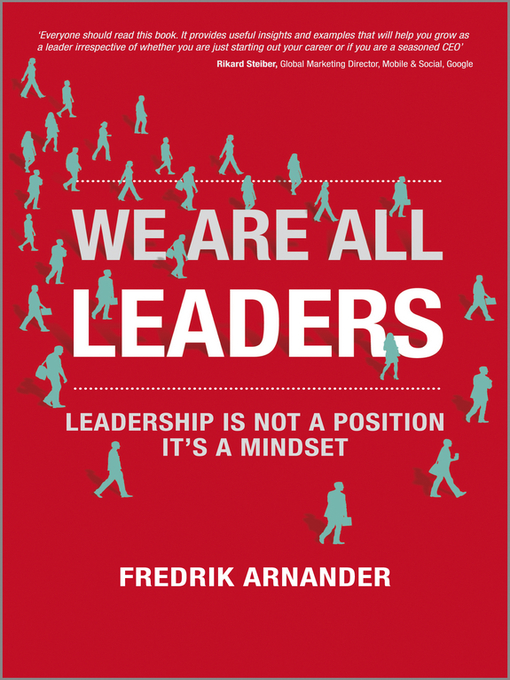 Title details for We Are All Leaders by Fredrik Arnander - Available